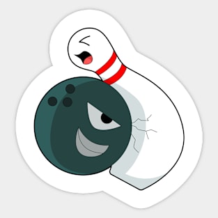 Bowling pin Bowling Bowling ball Sticker